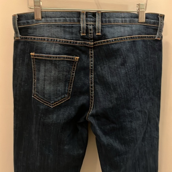 Current/Elliott The Fling Patchwork Jeans Size 26 Cropped - Picture 8 of 11